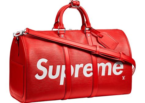 supreme lv belt red|supreme louis vuitton keepall.